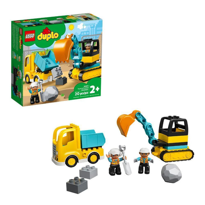 Lego Duplo Camião e Escavadora 20 Peças