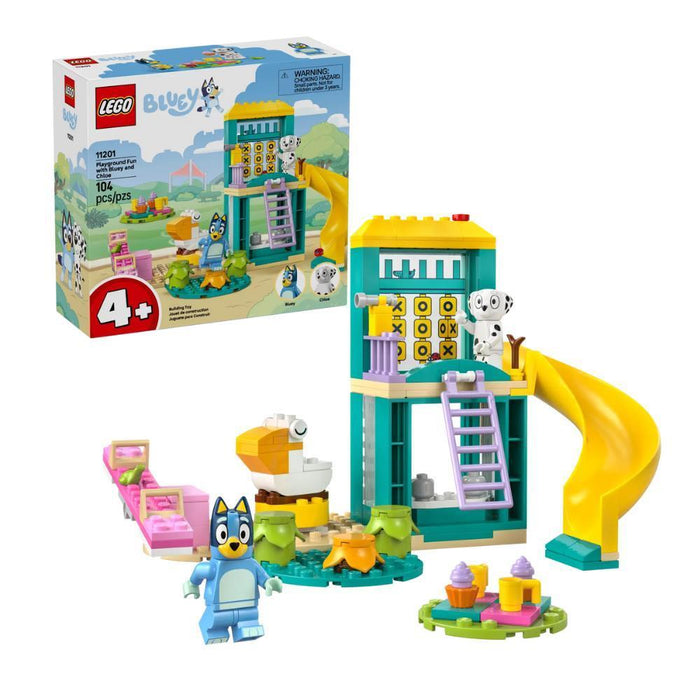 Lego Bluey Diversão no Parque com Chloe 104 Peças