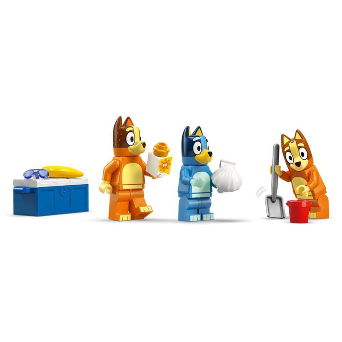 Lego Bluey Viagem de Carro à Praia com a Família 133 Peças
