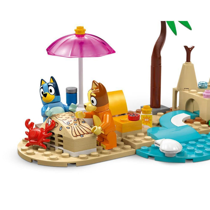 Lego Bluey Viagem de Carro à Praia com a Família 133 Peças
