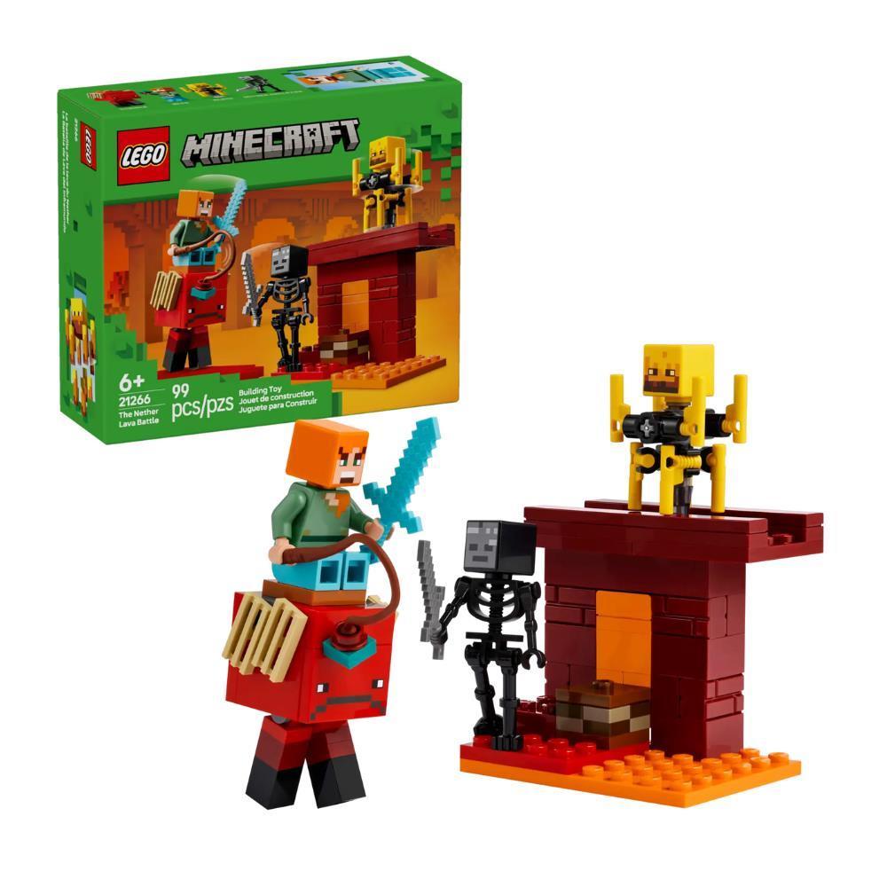 Lego Minecraft A Batalha da Lava do Nether 99 Peças