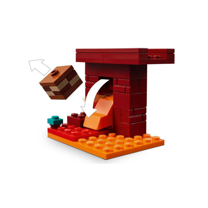 Lego Minecraft A Batalha da Lava do Nether 99 Peças