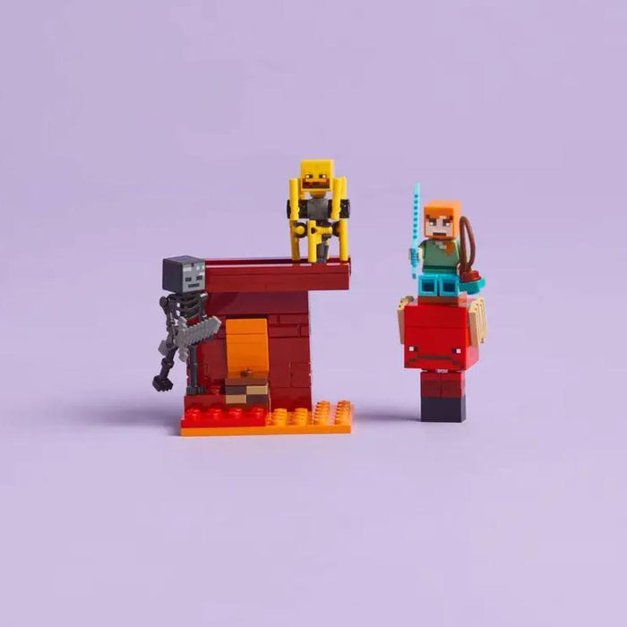 Lego Minecraft A Batalha da Lava do Nether 99 Peças