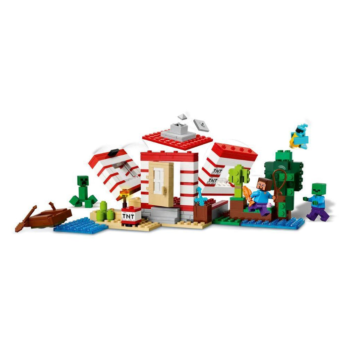 Lego Minecraft A Casa TNT da Selva 287 Peças