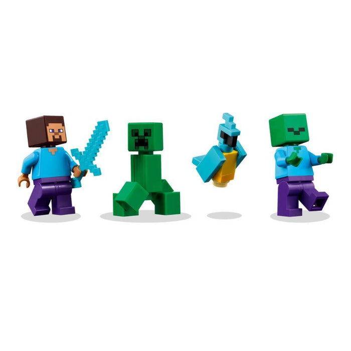 Lego Minecraft A Casa TNT da Selva 287 Peças