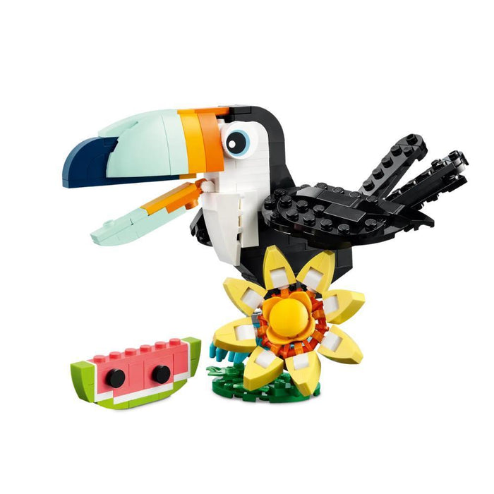 Lego Creator 3em1 Animais Selvagens Tucano Tropical 225 Peças