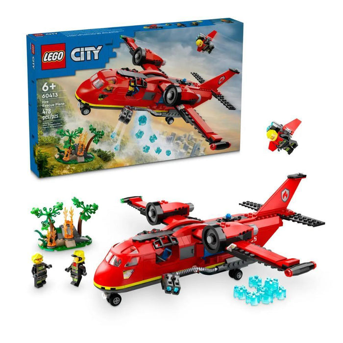 Lego City Avião de Resgate dos Bombeiros 478 Peças