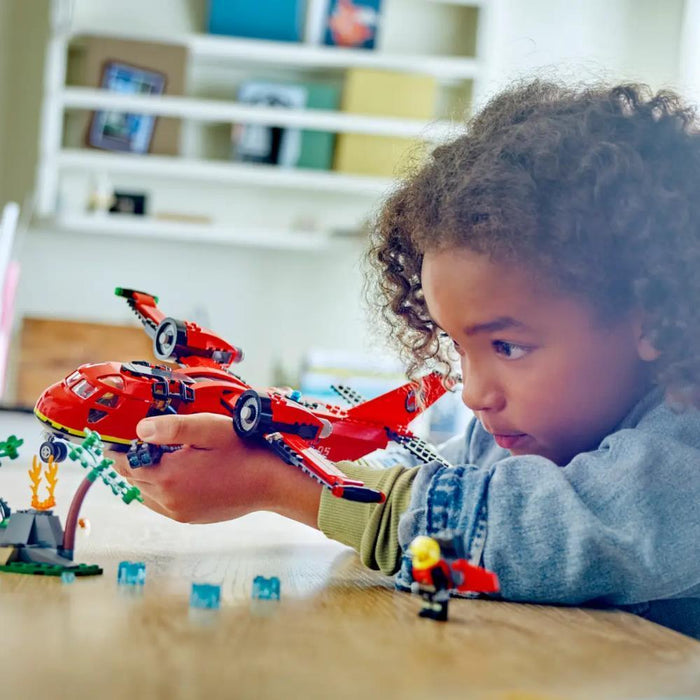 Lego City Avião de Resgate dos Bombeiros 478 Peças