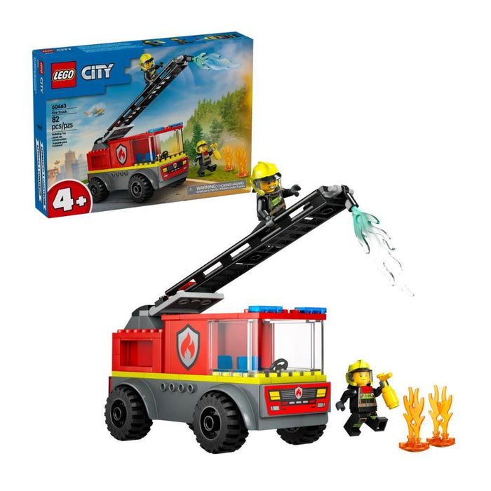 Lego City Camião dos Bombeiros com Escada 82 Peças