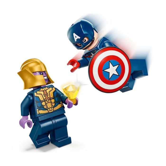 Lego Marvel Capitão América Contra Thanos 107 Peças