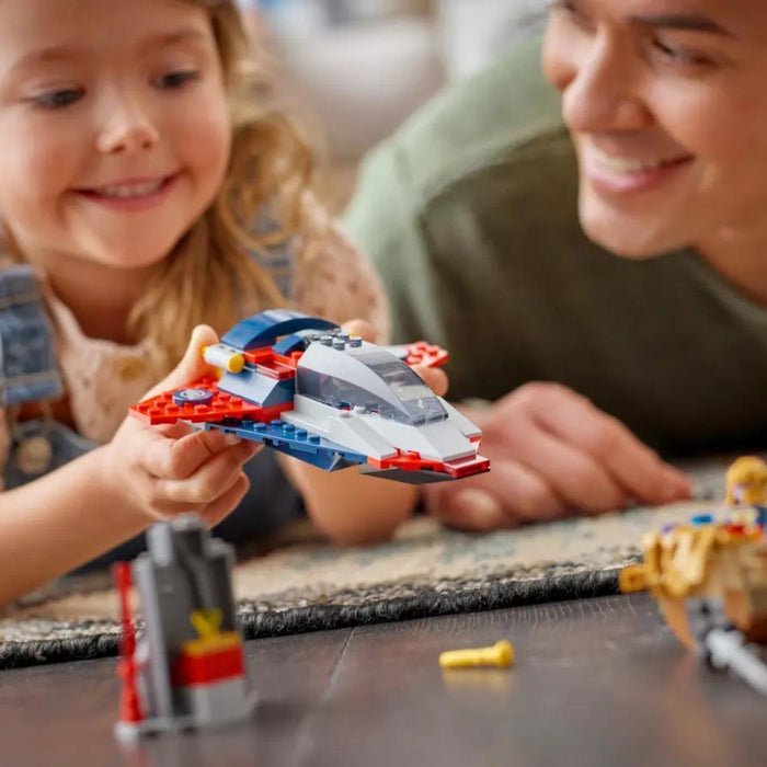 Lego Marvel Capitão América Contra Thanos 107 Peças