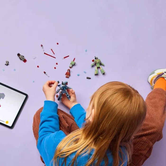 Lego Marvel Iron Man e Máquina de Guerra vs Drones Hammer 204 Peças