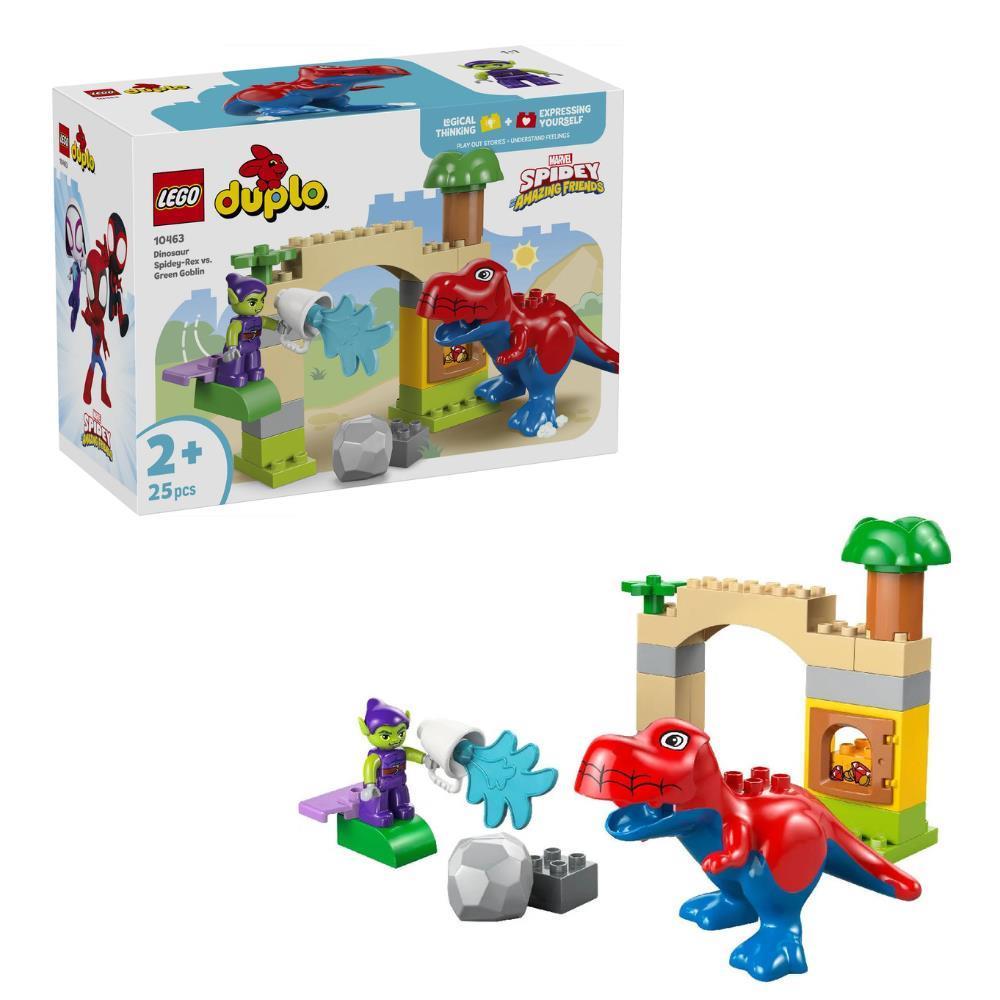 Lego Duplo Dino Spidey-Rex Contra Green Goblin 25 Peças