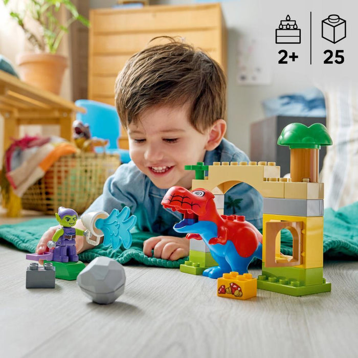 Lego Duplo Dinossauro Spidey-Rex Contra Green Goblin 25 Peças