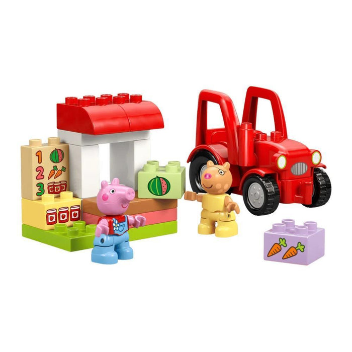 Lego Duplo Peppa Pig Trator e Mercado 18 Peças
