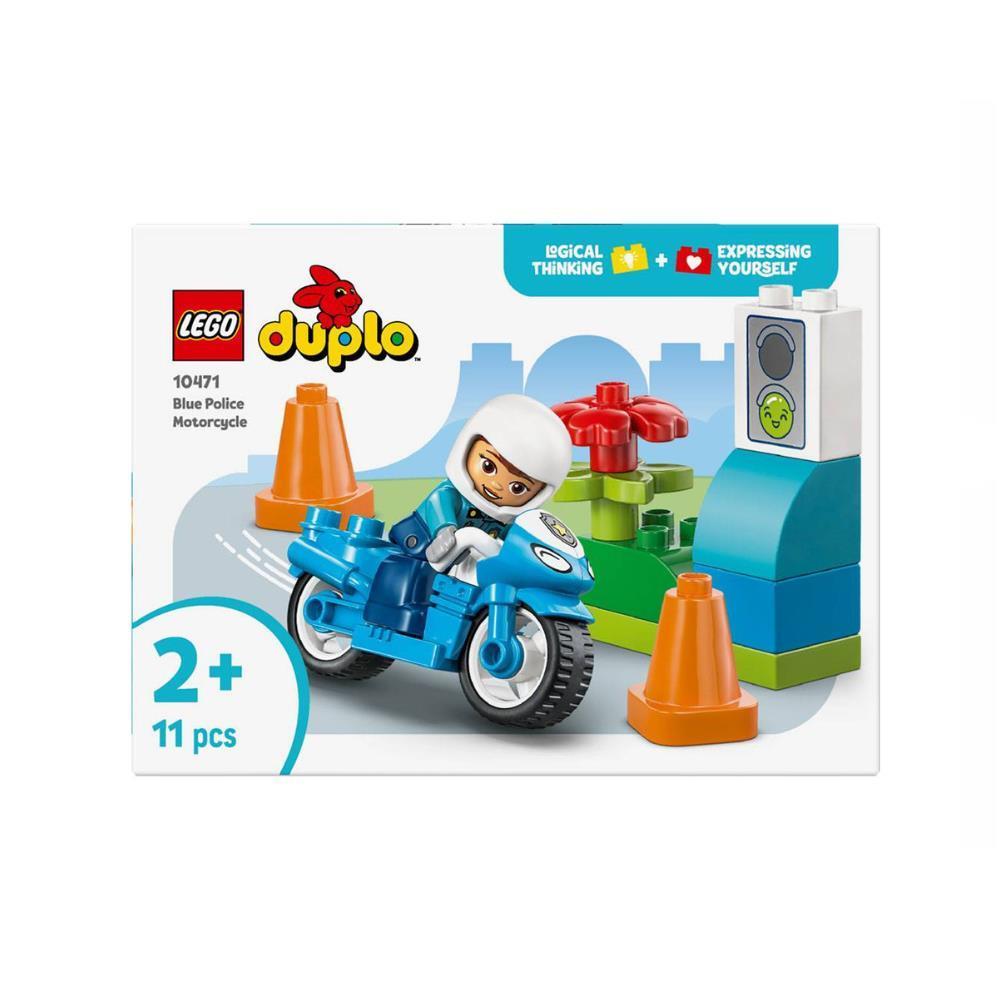 Lego Duplo Mota da Polícia Azul 11 Peças