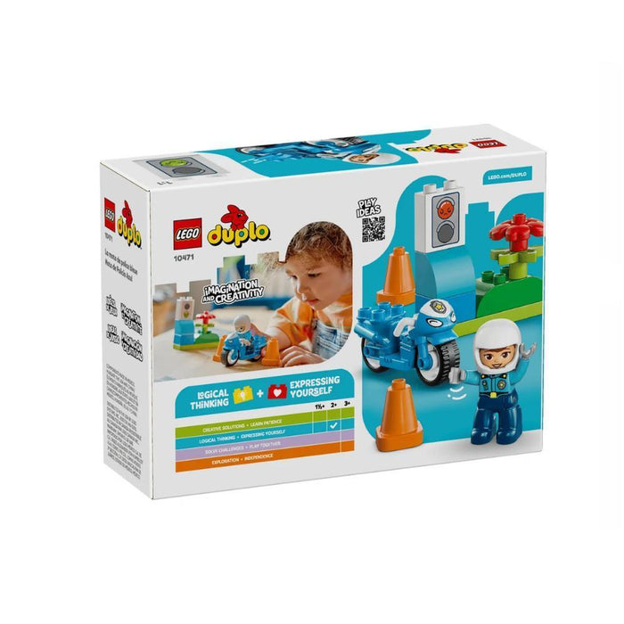 Lego Duplo Mota da Polícia Azul 11 Peças