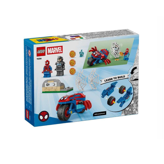 Lego Marvel Spidey na sua Mota contra Rhino 61 Peças