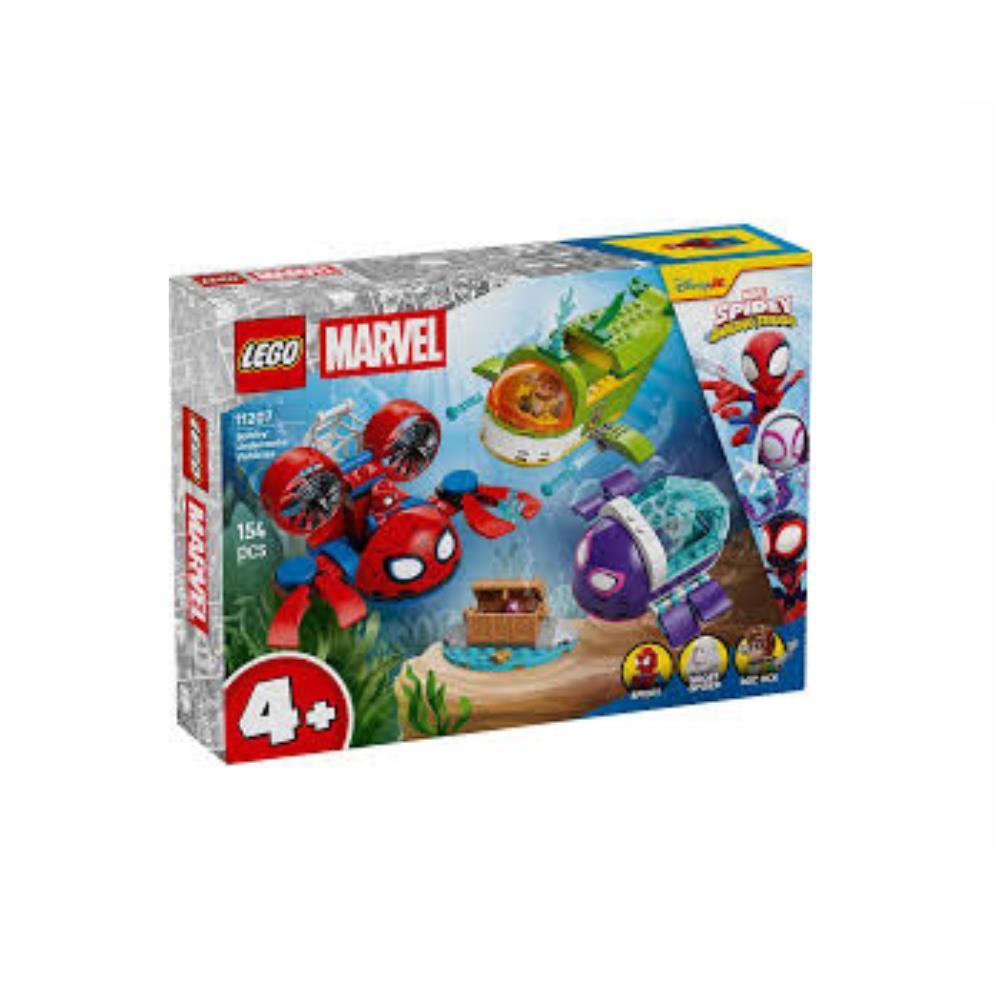 Lego Marvel Spidey Veículos Subaquáticos 154 Peças