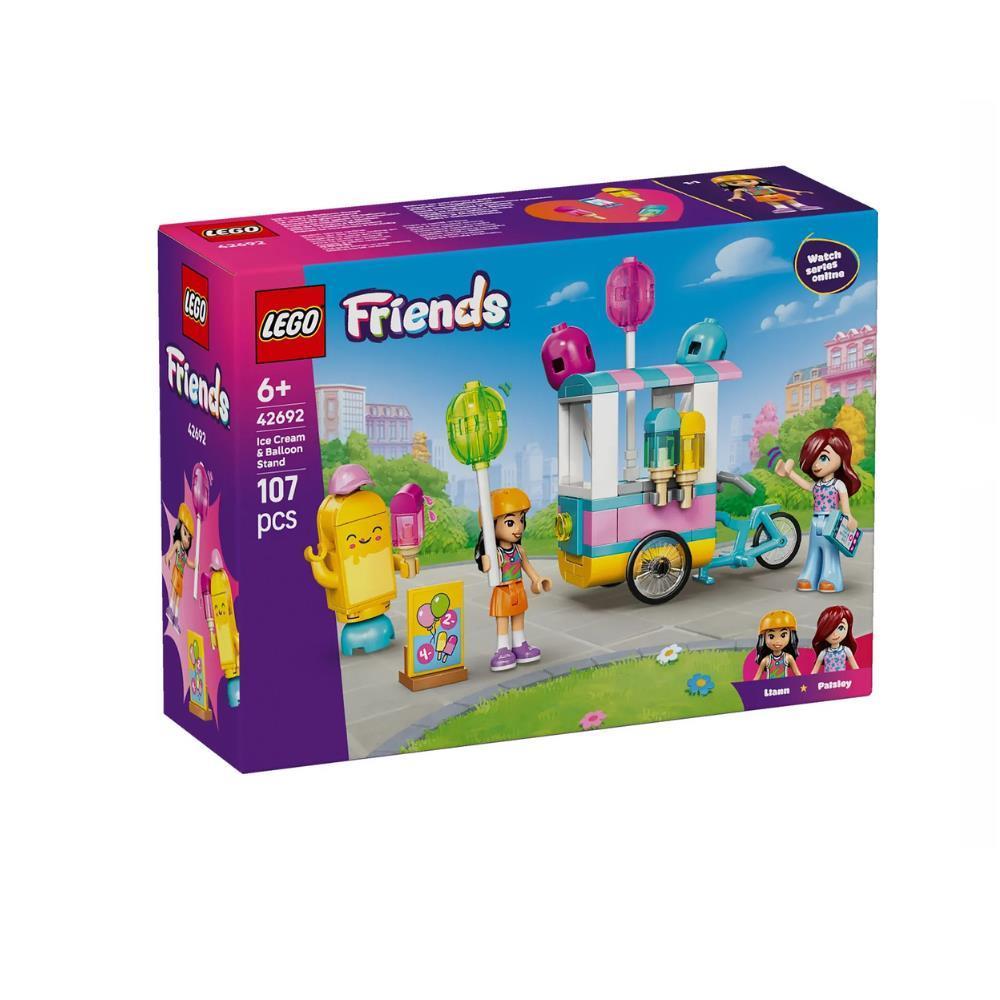 Lego Friends Loja de Gelados e Balões 107 Peças