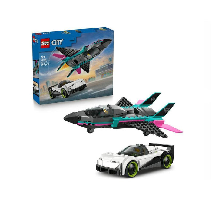 Lego City Jato Contra Carro 259 Peças