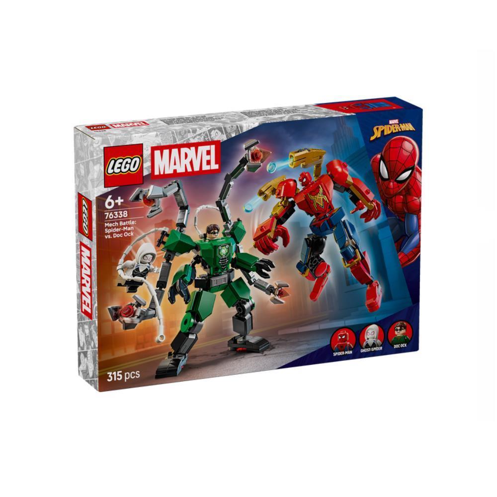 Lego Marvel Batalha Robôs SpiderMan Vs Doc Ock 315 Peças