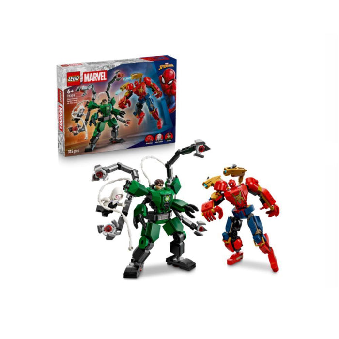 Lego Marvel Batalha Robôs: SpiderMan Vs Doc Ock 315 Peças