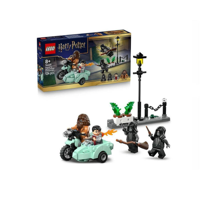 Lego Harry Potter: Fuga Privet Drive e do Hagrid e Harry 124 Peças