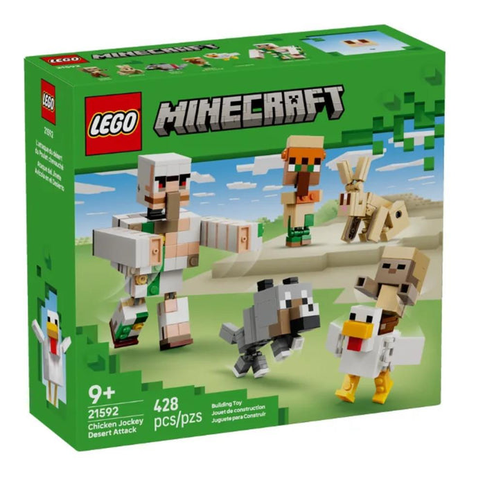 Lego Minecraft Ataque no Deserto do Jóquei 428 Peças