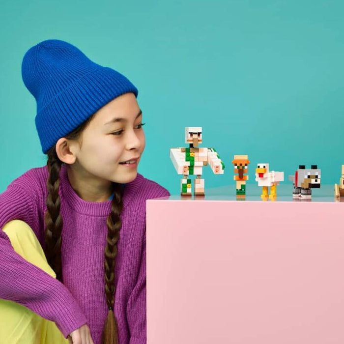 Lego Minecraft Ataque no Deserto do Jóquei 428 Peças