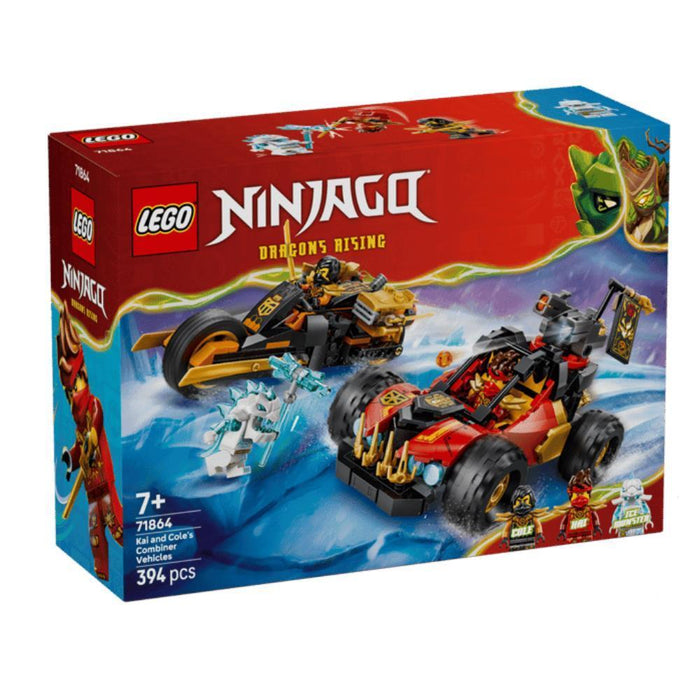 Lego Ninjago Veículos Combinadores Kai e Cole 394 Peças