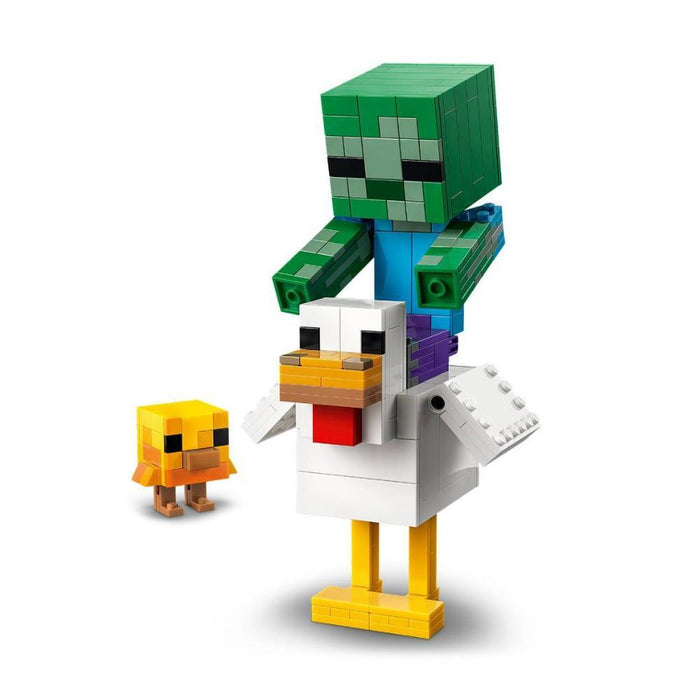 Lego Minecraft Jóquei de Galinhas 344 Peças
