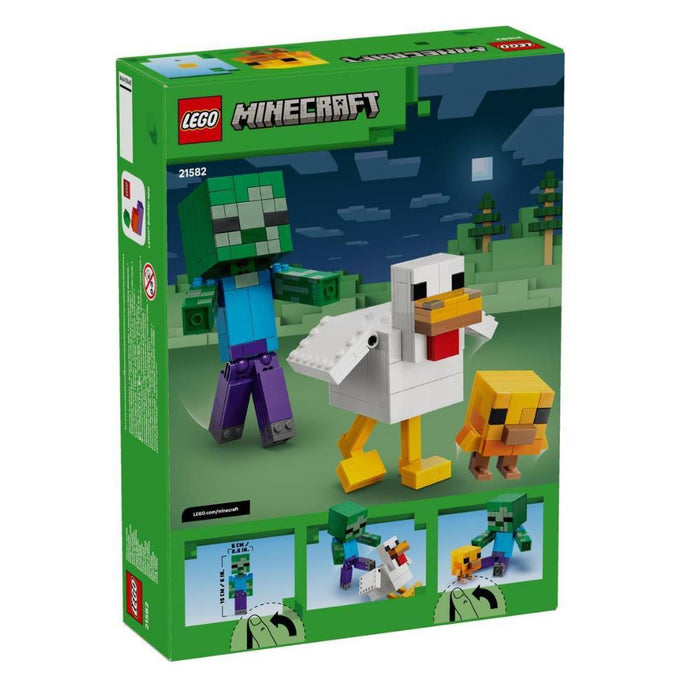 Lego Minecraft Jóquei de Galinhas 344 Peças