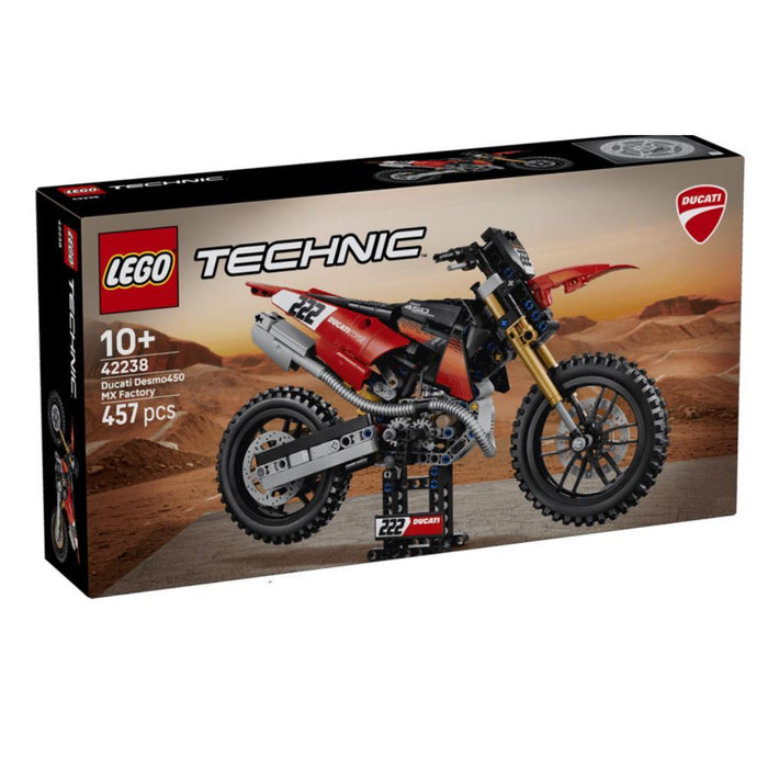Lego Technic Mota Ducati Desmo450 MX Factory 457 Peças