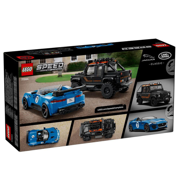 Lego Speed Champions Jaguar e Land Rover 740 Peças