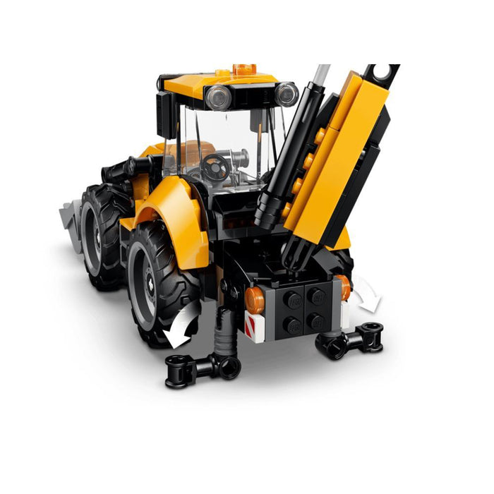 Lego City Retroescavadora Amarela 301 Peças