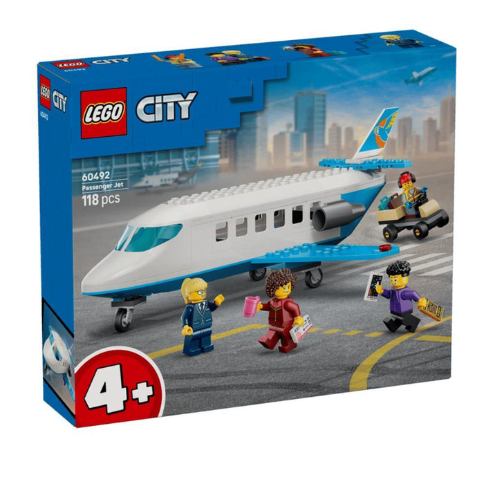Lego City Jato de Passageiros 118 Peças