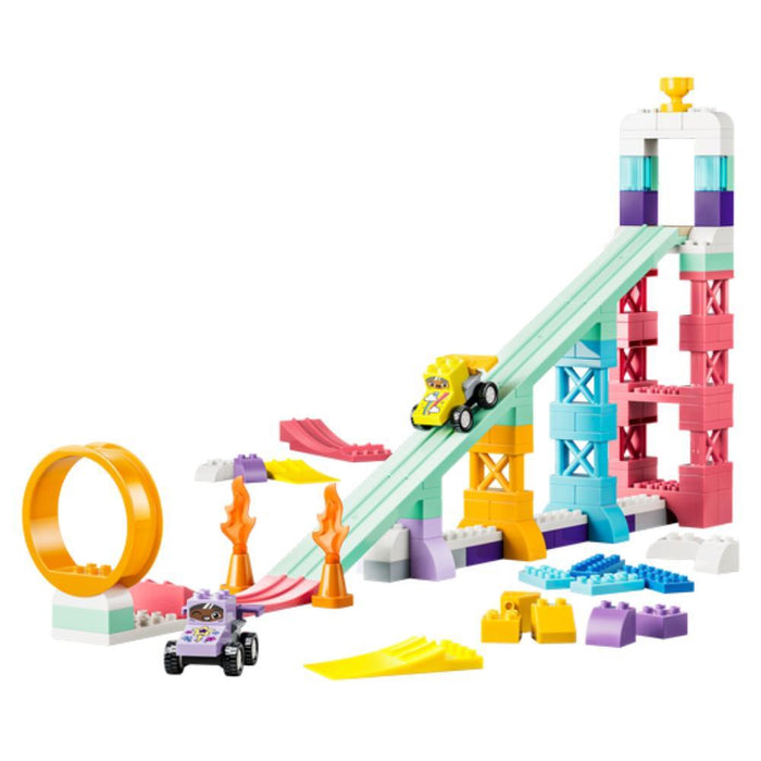 Lego Duplo Rampas Criativas 3 em 1 com Veículos 111 Peças
