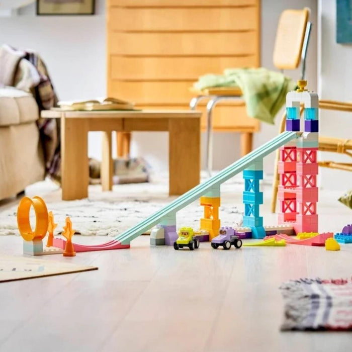 Lego Duplo Rampas Criativas 3 em 1 com Veículos 111 Peças