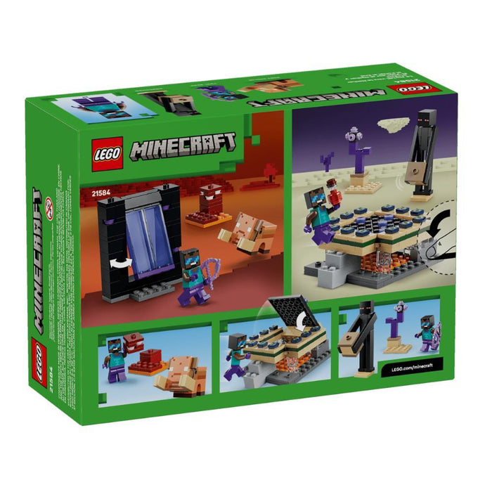 Lego Minecraft Jornada em Nether e Portal End 192 Peças