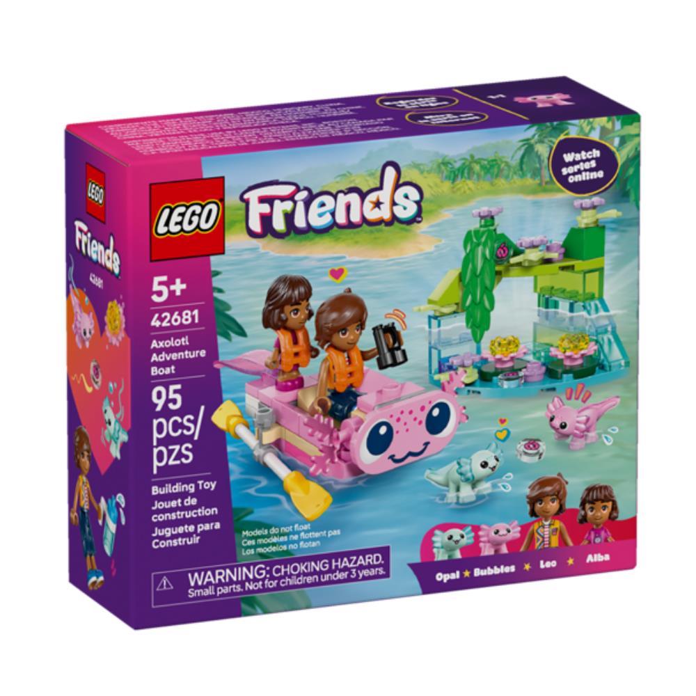 Lego Friends Barco de Aventuras rm Forma de Axolote 95 Peças