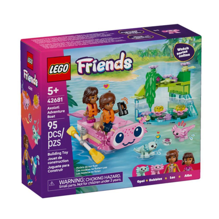 Lego Friends Barco de Aventuras rm Forma de Axolote 95 Peças