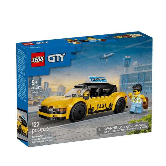 Lego City Táxi Amarelo 122 Peças