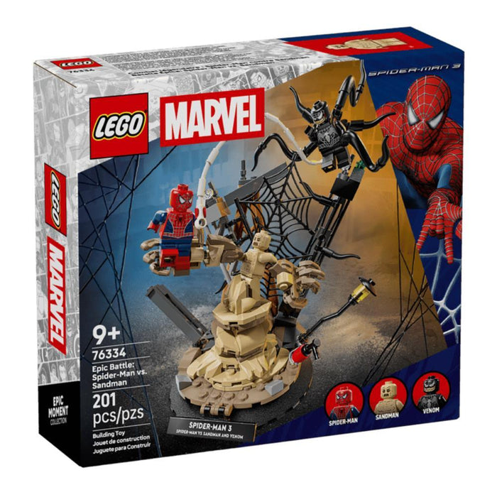 Lego Marvel Batalha Épica Spider Man vs Sandman 201 Peças