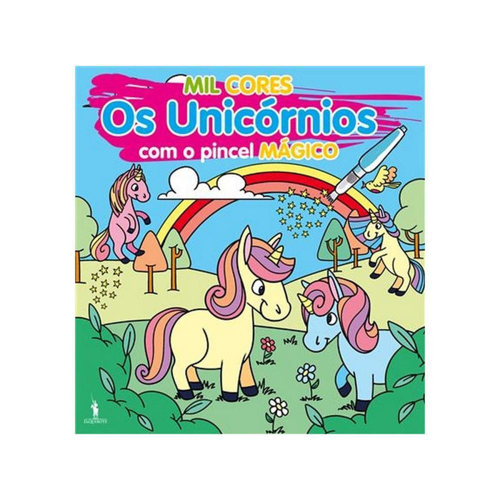 Livro Os Unicórnios com o Pincel Mágico