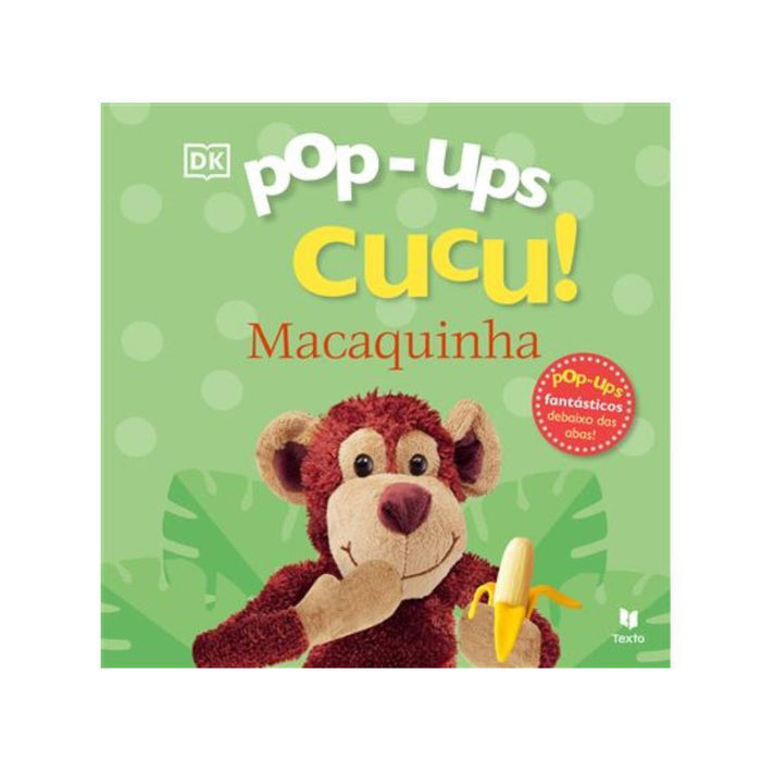 Livro Pop-Ups Cucu! Macaquinha