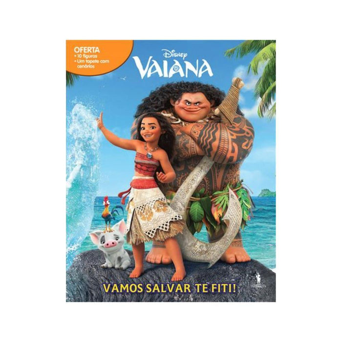 Livro Vaiana Vamos Salvar Te Fiti!