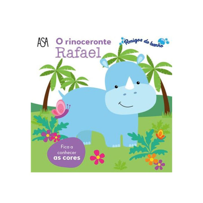 Livro Amigos do Banho Rinoceronte Rafael