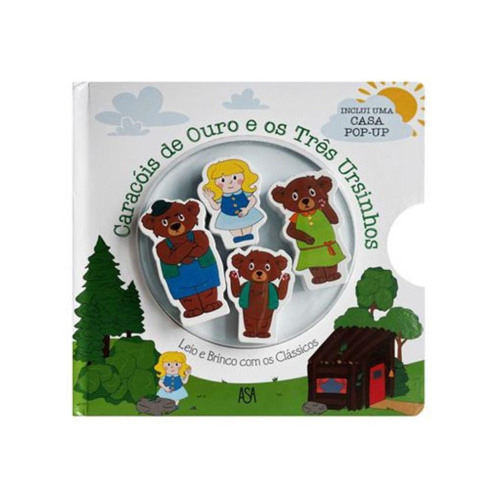 Livro Caracóis de Ouro e os Três Ursinhos