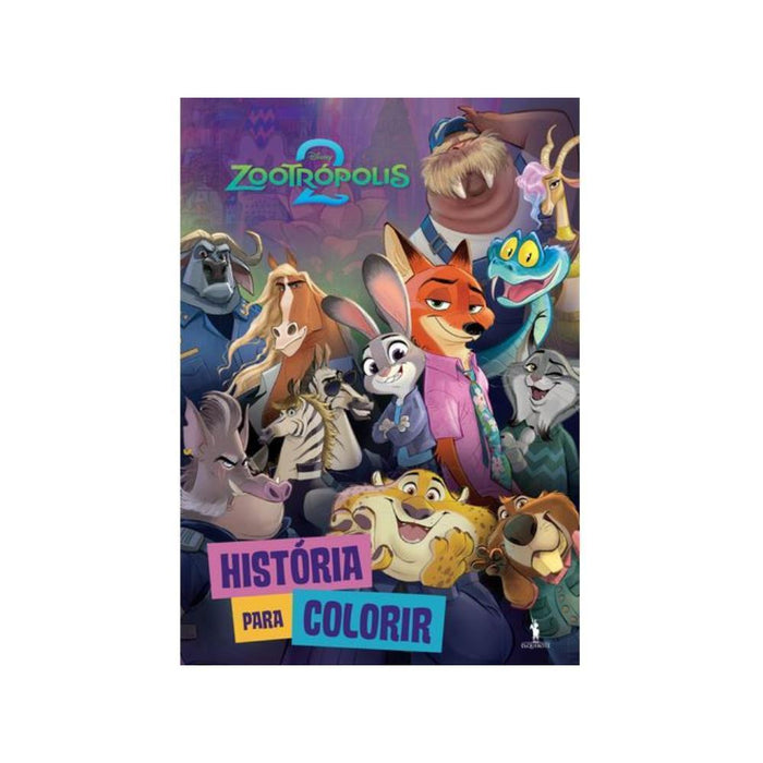 Livro Zootrópolis 2 História para Colorir